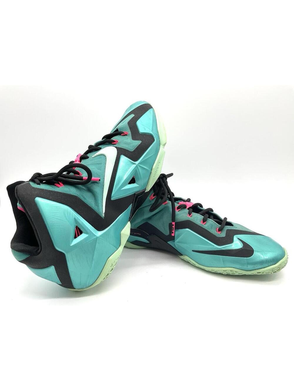 Nike LeBron 11 South Beach Size 11 Men's Basketball Shoes Preowned